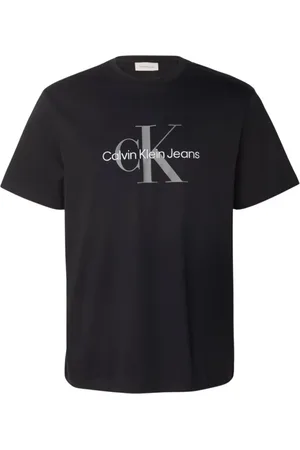 Calvin Klein Heren, Tops, Zwart, Maat: M Katoen