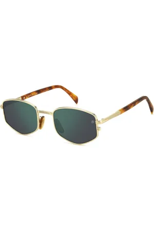 DB EYEWEAR BY DAVID BECKHAM Unisex, Accessoires, Geel, Maat: 52 MM