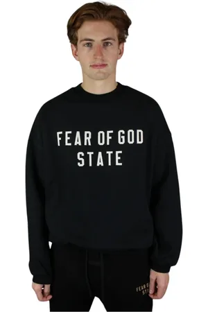 FEAR OF GOD Heren, Sweatshirts & Hoodies, Zwart, Maat: 2XL Fleece