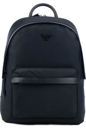 Emporio Armani Heren, Tassen, Zwart, Maat: ONE Size Polyamide