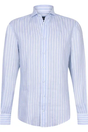 Cavallaro Napoli Heren, Overhemden, Blauw, Maat: 2XL
