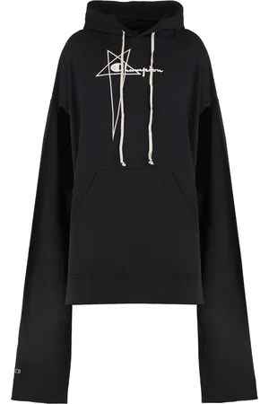 Rick Owens Heren, Sweatshirts & Hoodies, Zwart, Maat: S Katoen