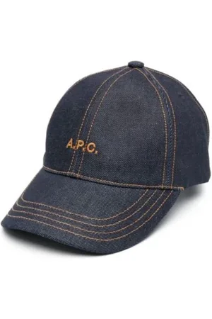 A.P.C. Heren, Accessoires, Blauw, Maat: 56 CM Katoen