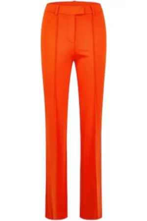 Marc Aurel Dames, Broeken, Oranje, Maat: XS