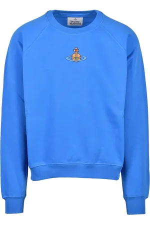 Vivienne Westwood Heren, Sweatshirts & Hoodies, Blauw, Maat: S Katoen