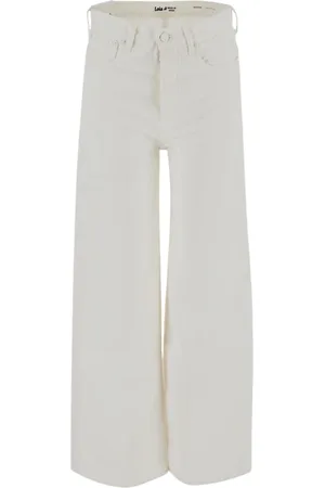Lois Dames, Jeans, Wit, Maat: W27 Katoen