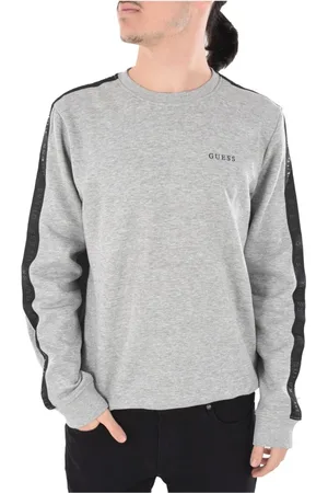 Guess Heren, Sweatshirts & Hoodies, Grijs, Maat: XL Katoen