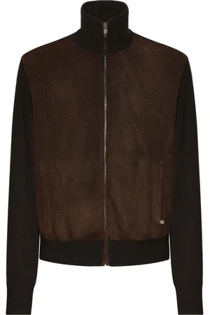 Dolce & Gabbana Heren, Jassen, Bruin, Maat: L Suède