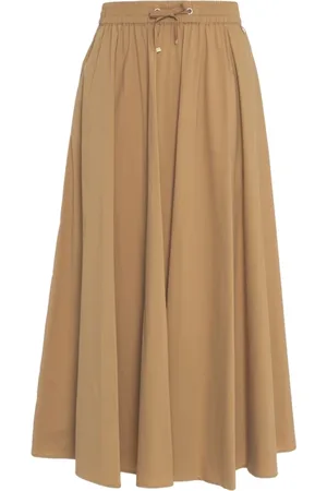 HERNO Dames, Rokken, Bruin, Maat: M Nylon