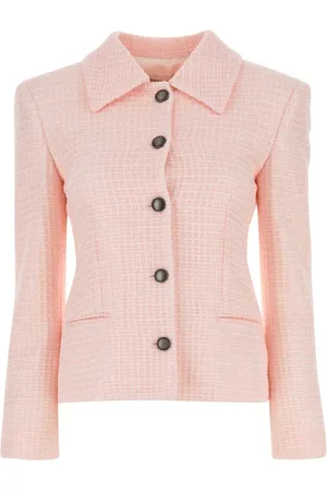 Alessandra Rich Dames, Jassen, Roze, Maat: S Tweed