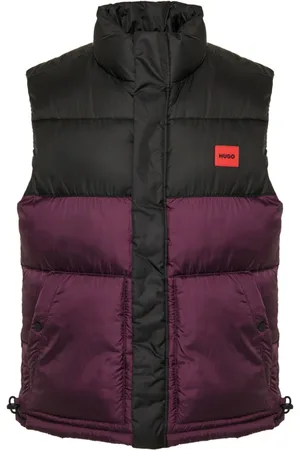 HUGO BOSS Heren, Jassen, Paars, Maat: XL Poliester