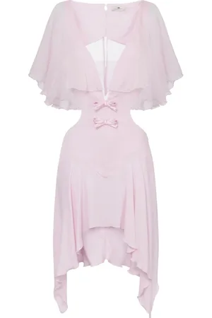 Elisabetta Franchi Dames, Jurken, Roze, Maat: M Viscose