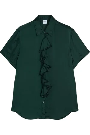 Aspesi Dames, Blouses & Shirts, Groen, Maat: M Viscose
