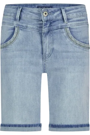 Red Button Dames, Korte broeken, Blauw, Maat: S Katoen