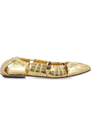 Chloé Dames, Schoenen, Geel, Maat: 39 EU Leer