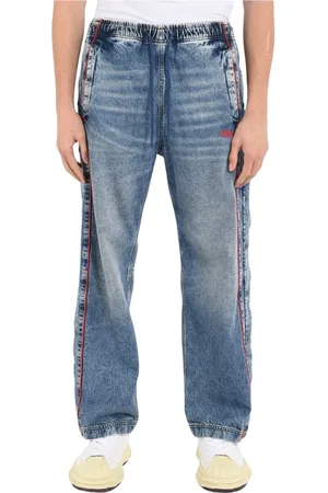 Diesel Heren, Jeans, Blauw, Maat: L Katoen