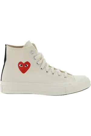 Comme des Garçons Heren, Schoenen, Wit, Maat: 38 1/2 EU Katoen