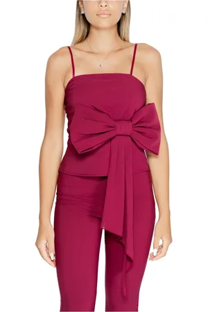 Rinascimento Dames, Tops, Rood, Maat: M Poliester