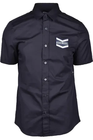 Bikkembergs Heren, Overhemden, Zwart, Maat: L