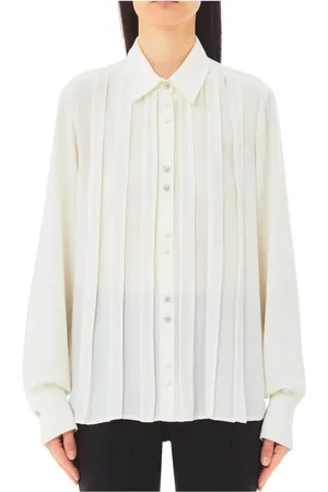 Liu Jo Dames, Blouses & Shirts, Wit, Maat: M Viscose