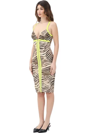 Roberto Cavalli Dames, Jurken, Veelkleurig, Maat: XS