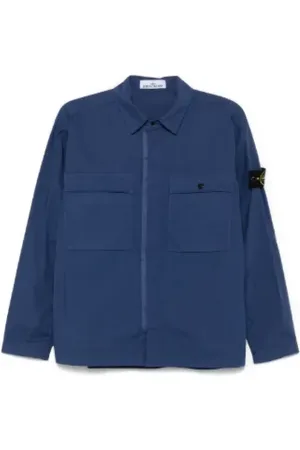 Stone Island Heren, Jassen, Blauw, Maat: L