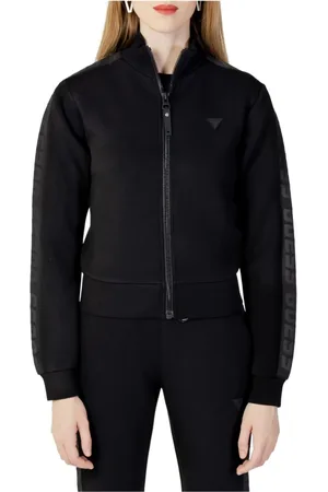 Guess Dames, Sweatshirts & Hoodies, Zwart, Maat: S