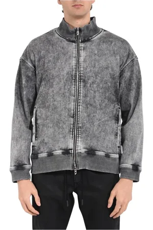 Diesel Heren, Sweatshirts & Hoodies, Grijs, Maat: L Denim