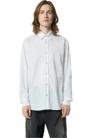 John Richmond Heren, Overhemden, Wit, Maat: 2XL Katoen