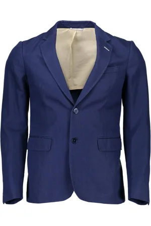 GANT Heren, Jassen, Blauw, Maat: 4XS Katoen