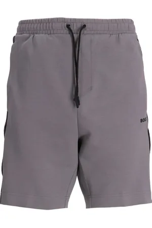 HUGO BOSS Heren, Korte broeken, Grijs, Maat: M Katoen