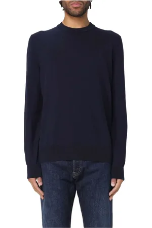 HUGO BOSS Heren, Truien, Blauw, Maat: XL Katoen