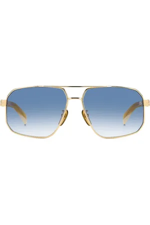 DB EYEWEAR BY DAVID BECKHAM Unisex, Accessoires, Geel, Maat: 61 MM