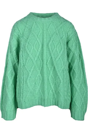 PINK MEMORIES Dames, Truien, Groen, Maat: M Wol