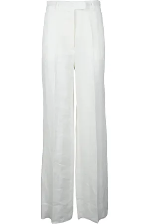 Max Mara Dames, Broeken, , Maat: XS Linnen