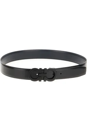 Salvatore Ferragamo Heren, Accessoires, Zwart, Maat: 100 CM Leer