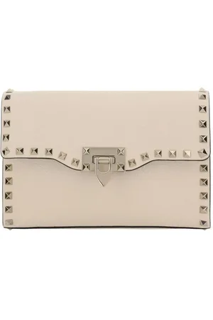 VALENTINO GARAVANI Dames, Tassen, Wit, Maat: ONE Size Leer