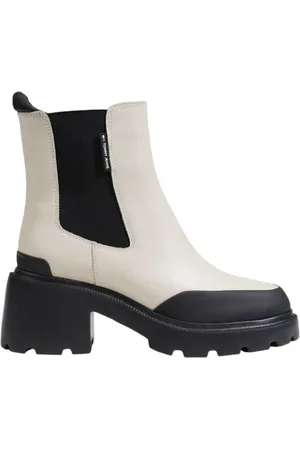 Tommy Hilfiger Dames, Schoenen, Wit, Maat: 40 EU Leer