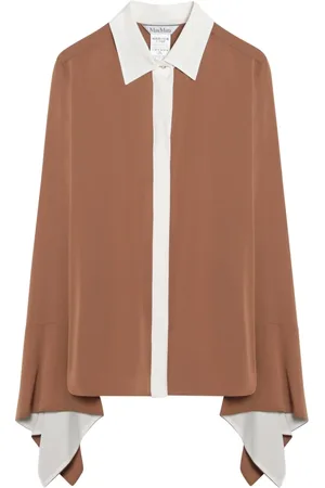 Max Mara Dames, Blouses & Shirts, Bruin, Maat: XS