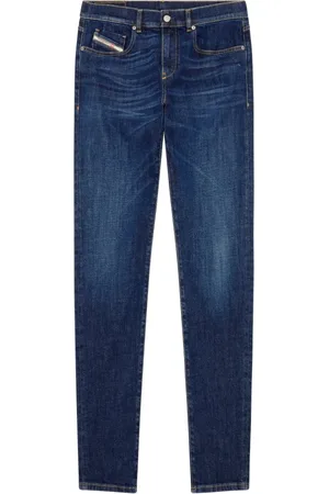 Diesel Heren, Jeans, Blauw, Maat: W38 L32 Katoen