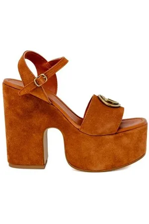 Guess Dames, Schoenen, Bruin, Maat: 41 EU Suède