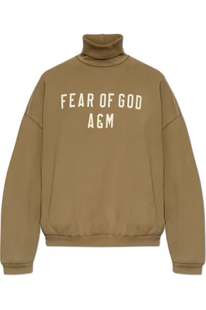 FEAR OF GOD Heren, Sweatshirts & Hoodies, Groen, Maat: 2XL Katoen