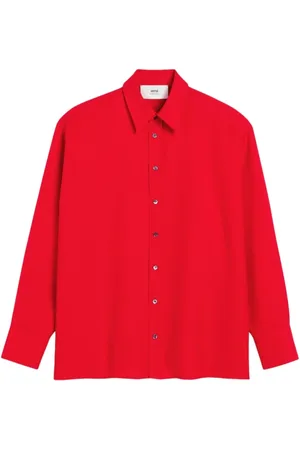 Ami Dames, Blouses & Shirts, Rood, Maat: XS