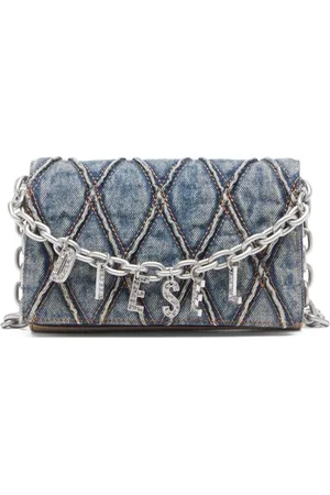 Diesel Dames, Tassen, Blauw, Maat: ONE Size Katoen