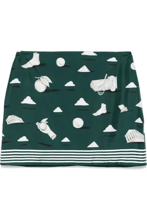 Casablanca Dames, Rokken, Groen, Maat: XS Taf