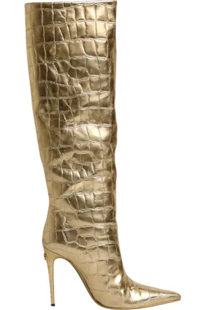 Dolce & Gabbana Dames, Schoenen, Geel, Maat: 37 EU Leer