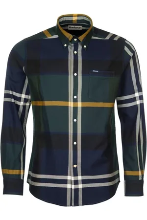 Barbour Heren, Overhemden, Blauw, Maat: M Katoen