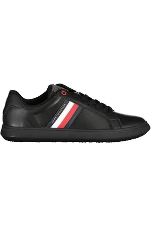 Tommy Hilfiger Heren, Schoenen, Zwart, Maat: 41 EU Leer