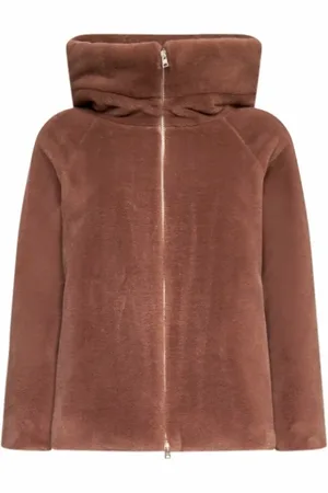 HERNO Dames, Jassen, Bruin, Maat: XS Poliester