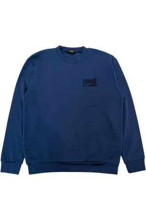Roberto Cavalli Heren, Sweatshirts & Hoodies, Blauw, Maat: XS Fleece